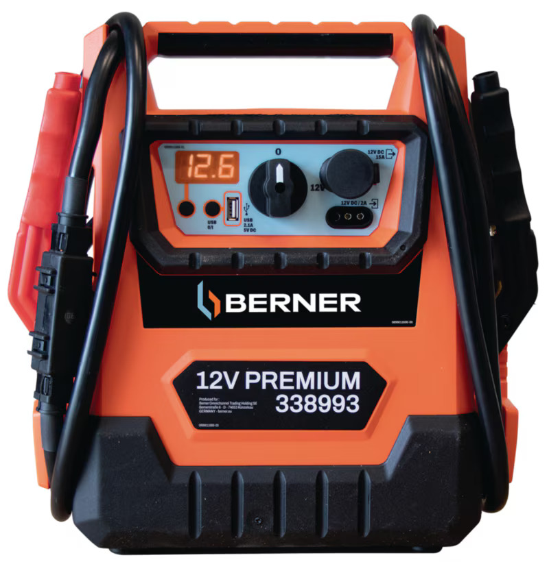 Мобилно стартерно устройство BERNER 12V PREMIUM 22 Ah