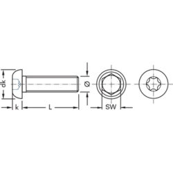 Винт с плоска глава BERNER ISO 7380-1, A2 - Image 2