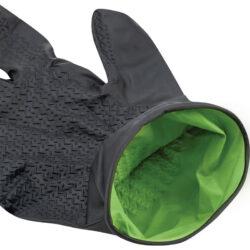 Еднократни ръкавици BERNER ZIG Grip Nitril черно-зелени - Image 3